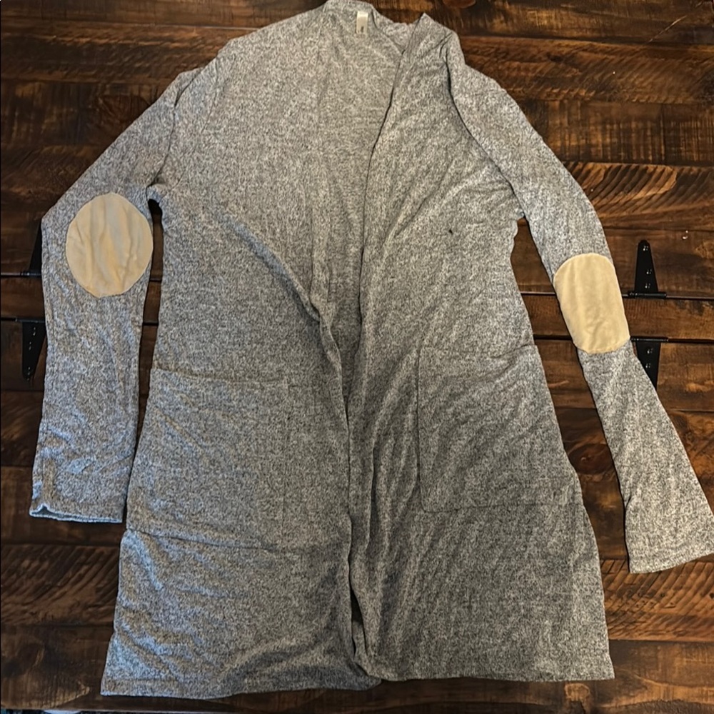 Magic Fit Heather Gray Cardigan